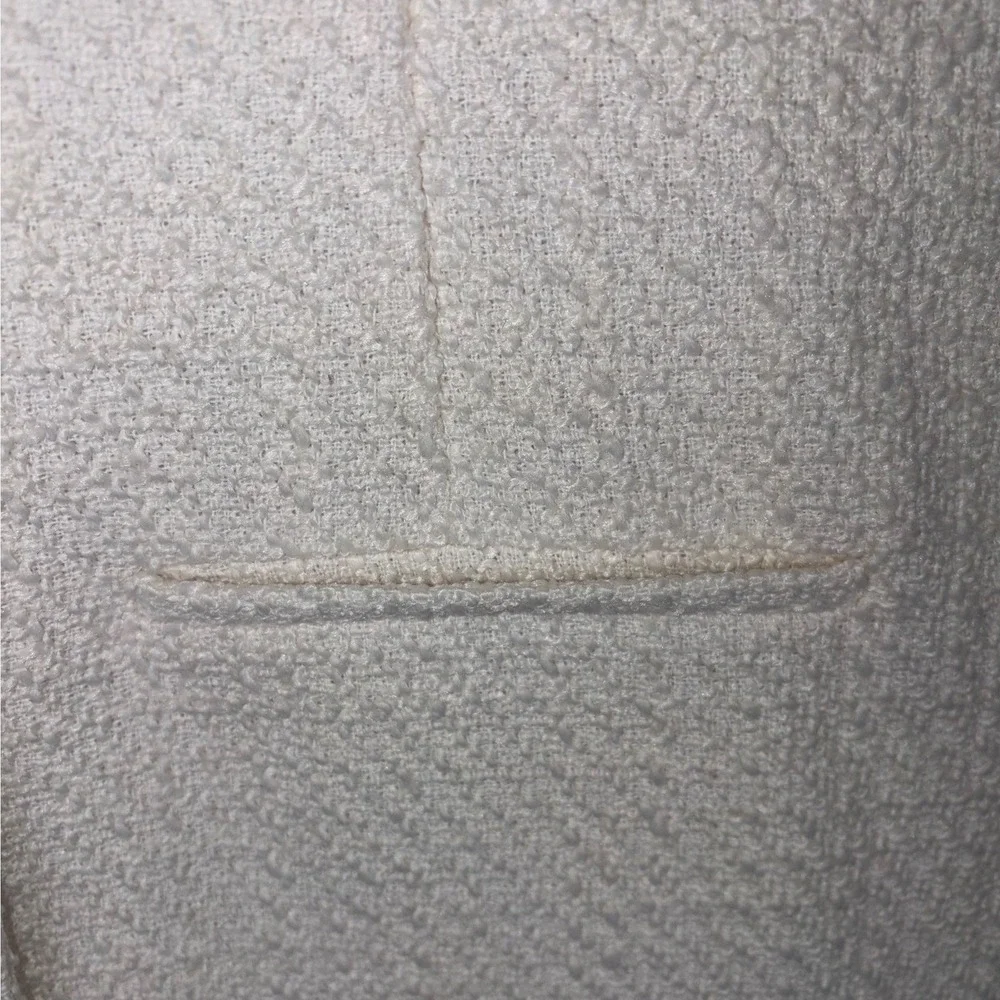 Abercrombie‎ & Fitch Mara Tweed Vest Mini Dress White Size L